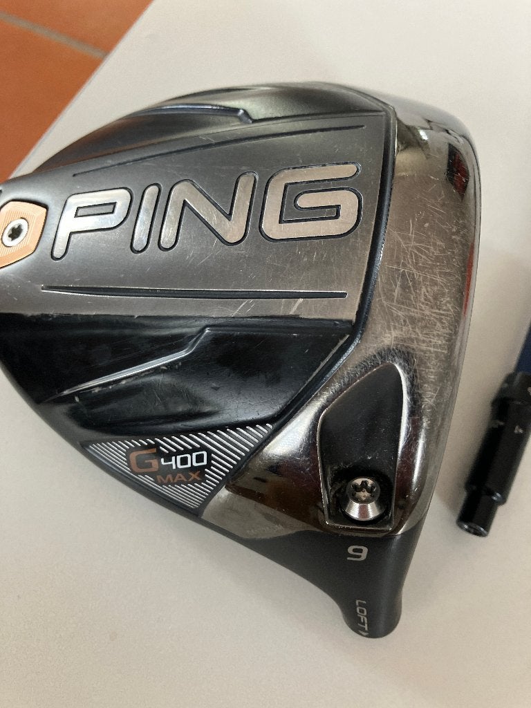 Golfclubbestuurder PING G400 MAX 9° tot 10°, Sport en Fitness, Golf, Ophalen of Verzenden, Gebruikt, Club, Ping