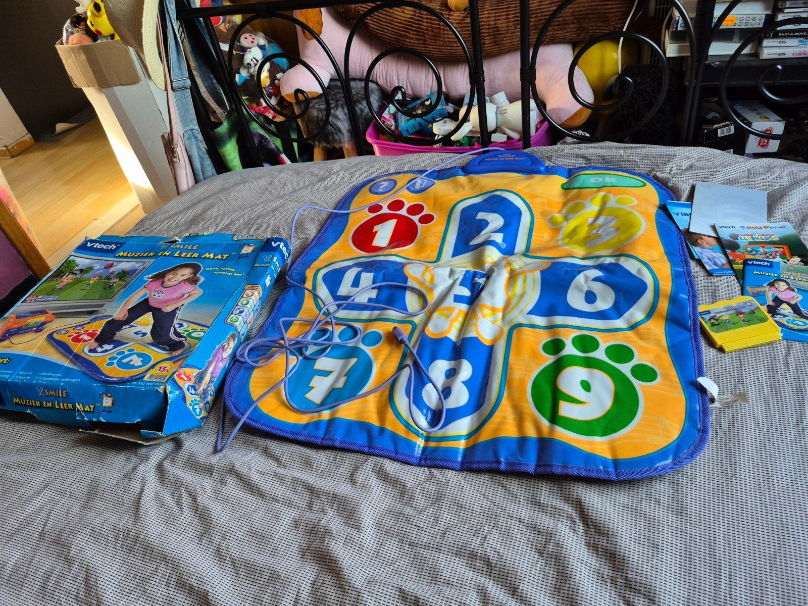 Vtech speel mat werkende staat met 1 spel, Ophalen of Verzenden