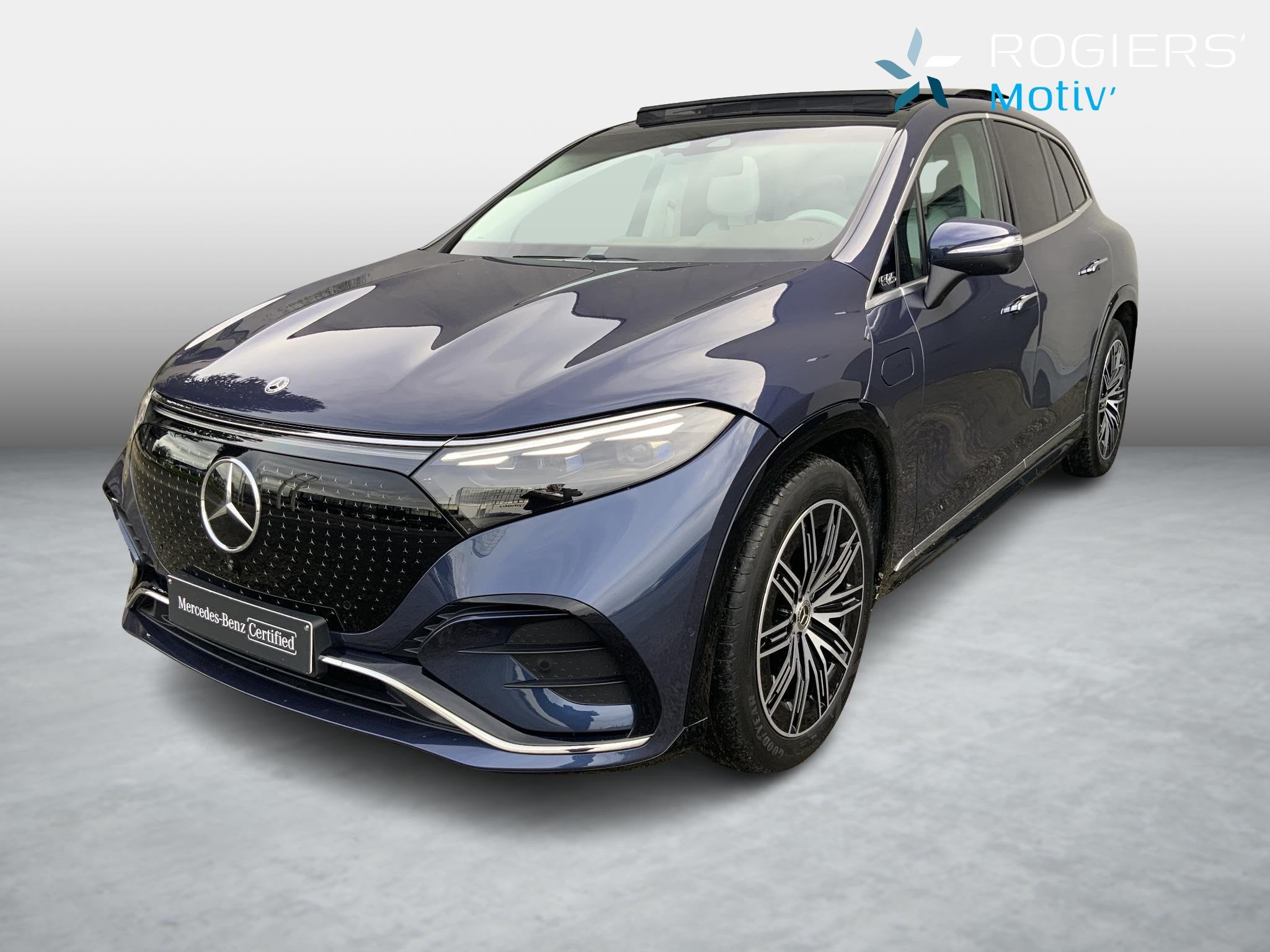 Mercedes-Benz EQS SUV EQS 450 4MATIC AMG Line, Auto's, Automaat, Stof, 1800 kg, 360 pk