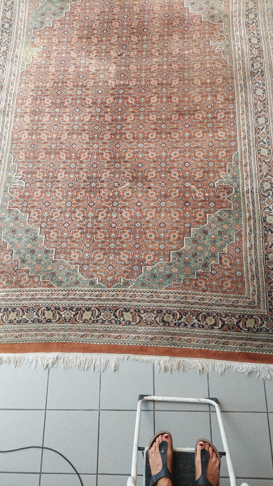 Tapis persan, Maison & Meubles, Enlèvement, Rouge