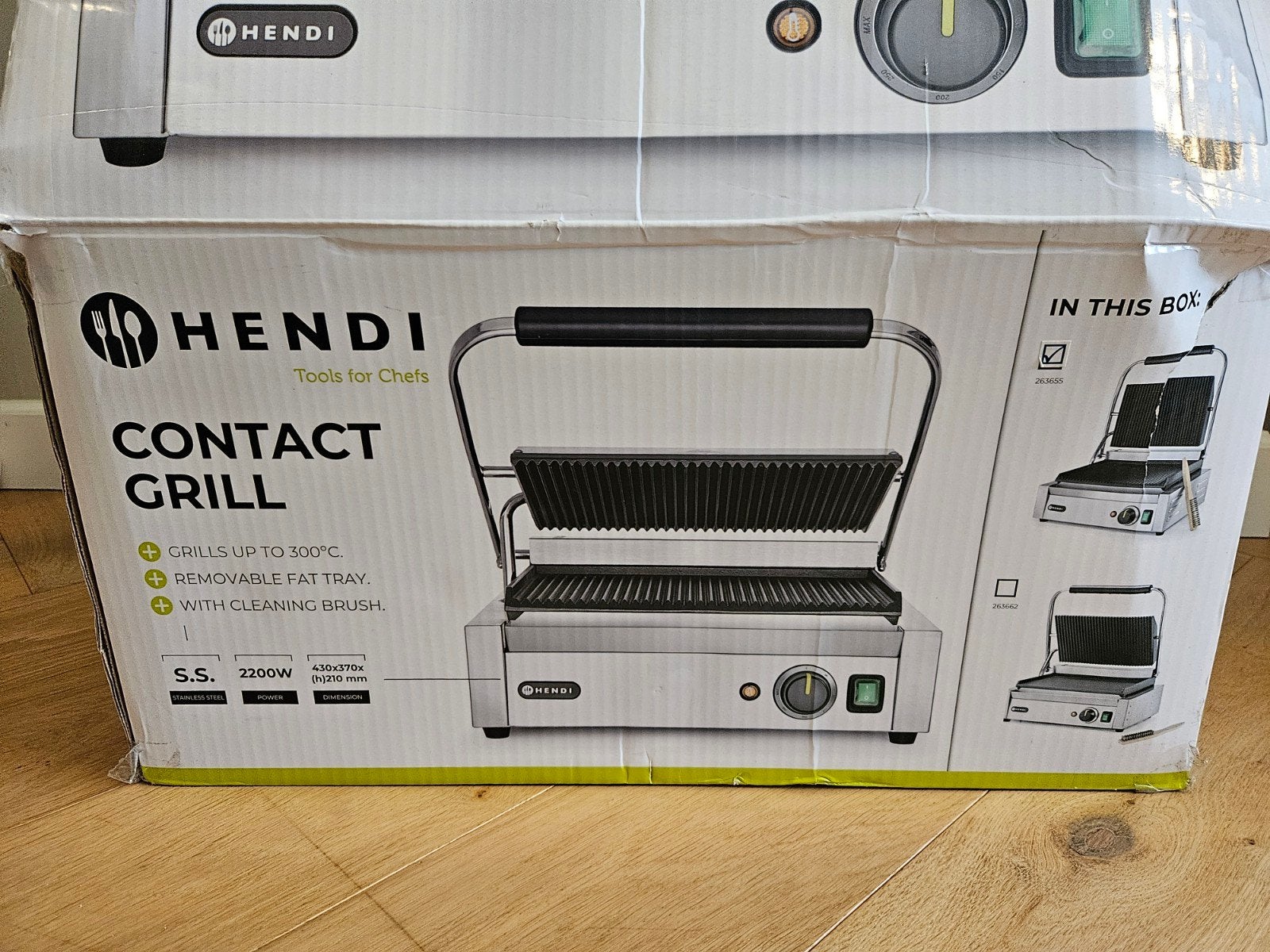 Hendi contact grill (263655), Elektronische apparatuur, Ophalen of Verzenden