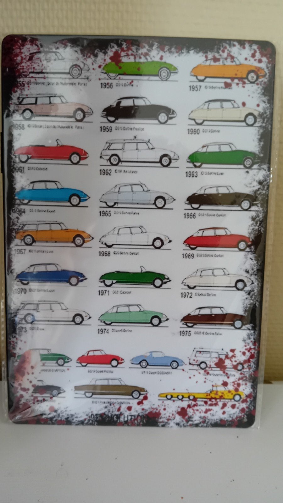 bord gamma, Citroën DS, Metaal, 20 cm, Nieuw, Ophalen of Verzenden