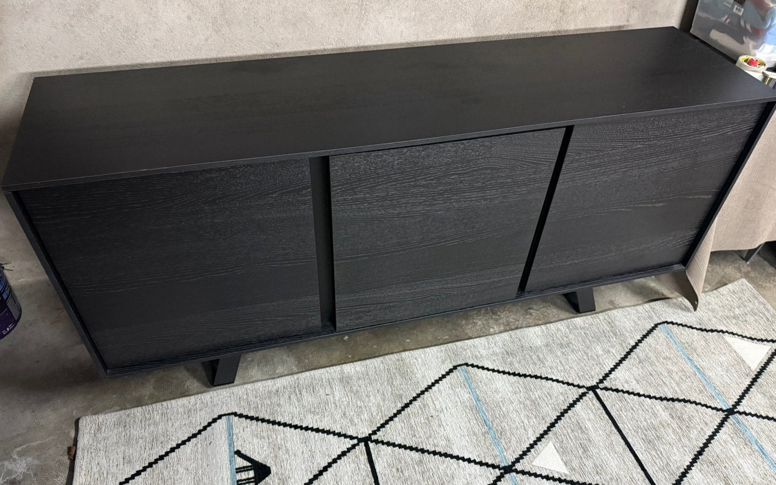 Bahut contemporain Calligaris, Enlèvement, Comme neuf, Chêne