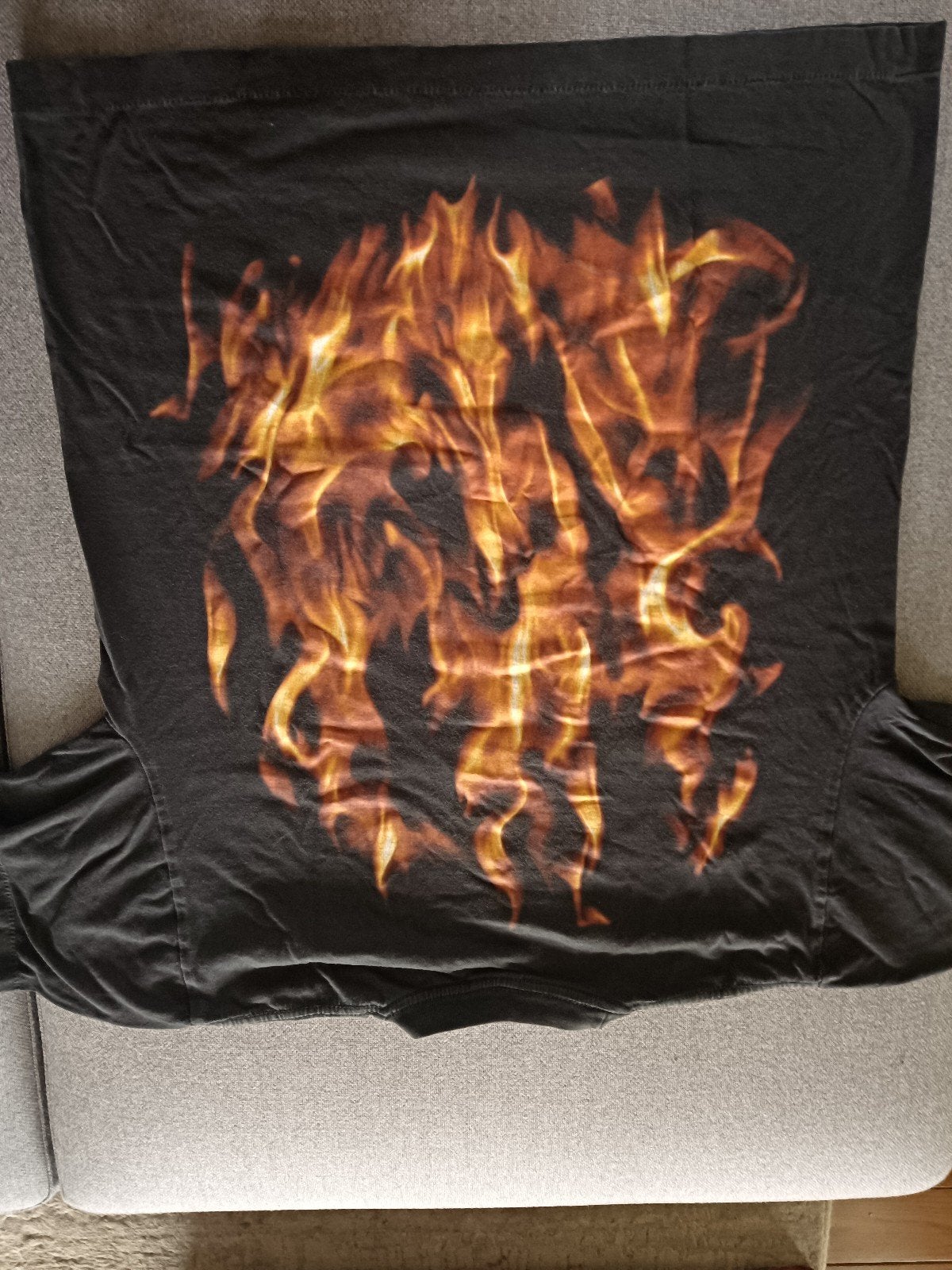 T-shirt vlammen, Ophalen of Verzenden