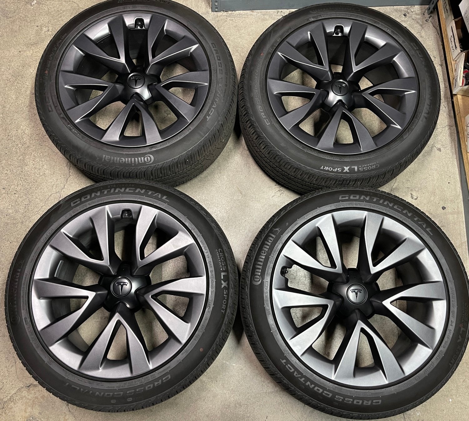 Jantes Tesla Model X Cyberstream idéales pour set d'hiver, Enlèvement, 20 pouces, Pneus été, Pneus et Jantes