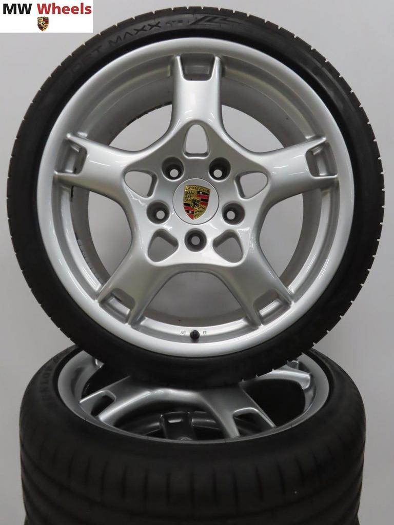 Originele Porsche Boxster Cayman 19 inch velgen zomerbanden, Auto-onderdelen, 19 inch, Gebruikt, -, -