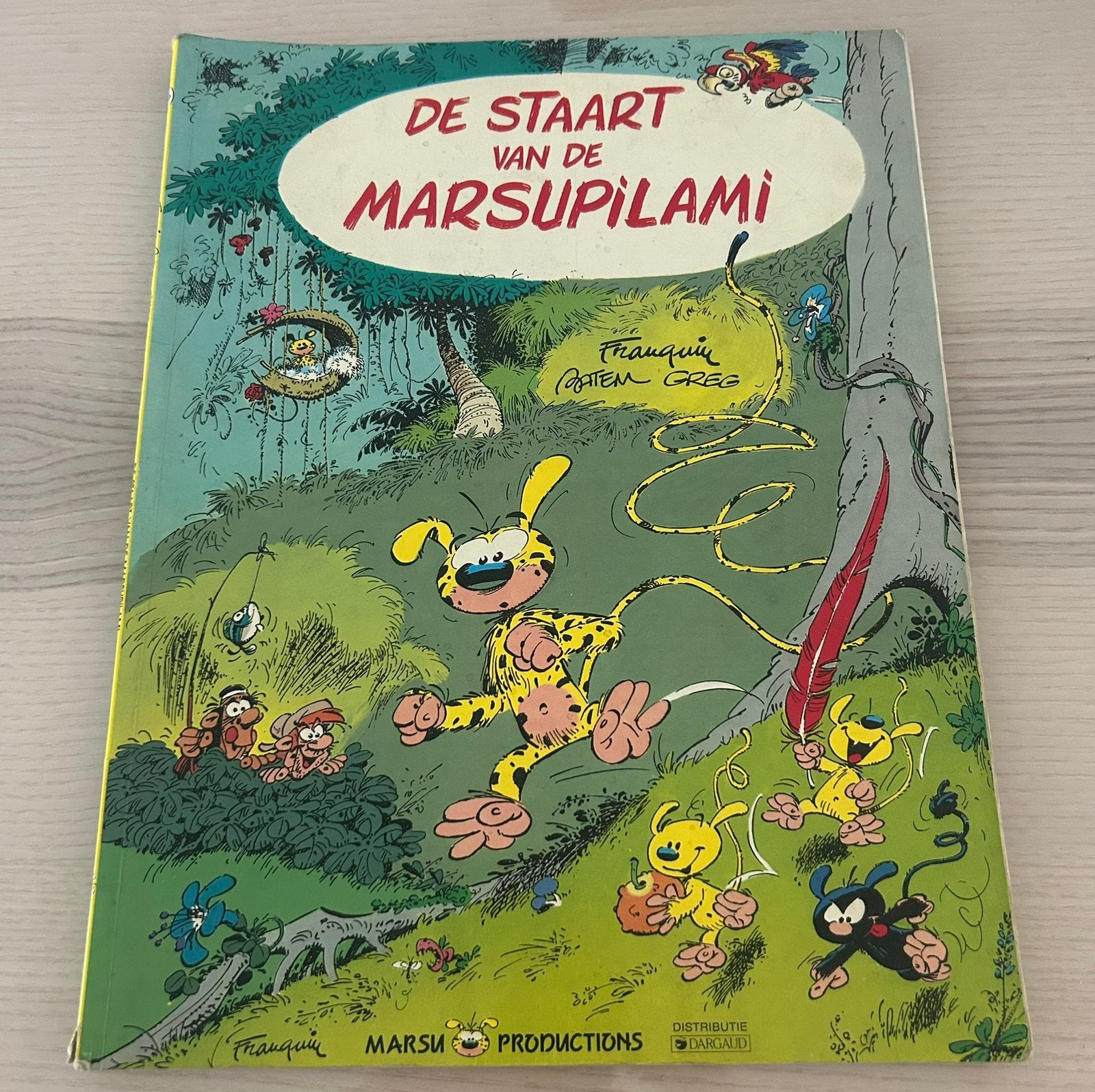 De staart van de marsupilami, Enlèvement ou Envoi