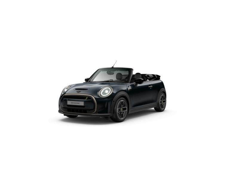 MINI Cooper SE Cabrio, Automaat, Zwart, Cabriolet, Parkeersensor