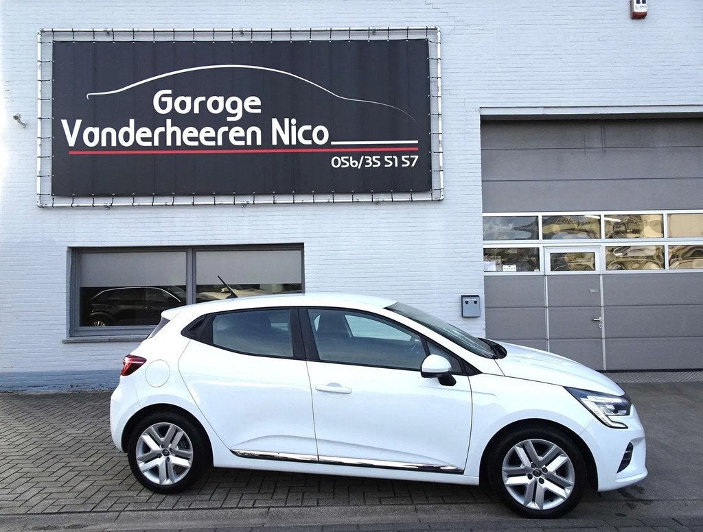 Renault Clio 1.0TCe 5d. CARPLAY,NAVI,FULL LED,CRUISE,BLUETH,, Auto's, Stof, Gebruikt, 91 pk, 67 kW