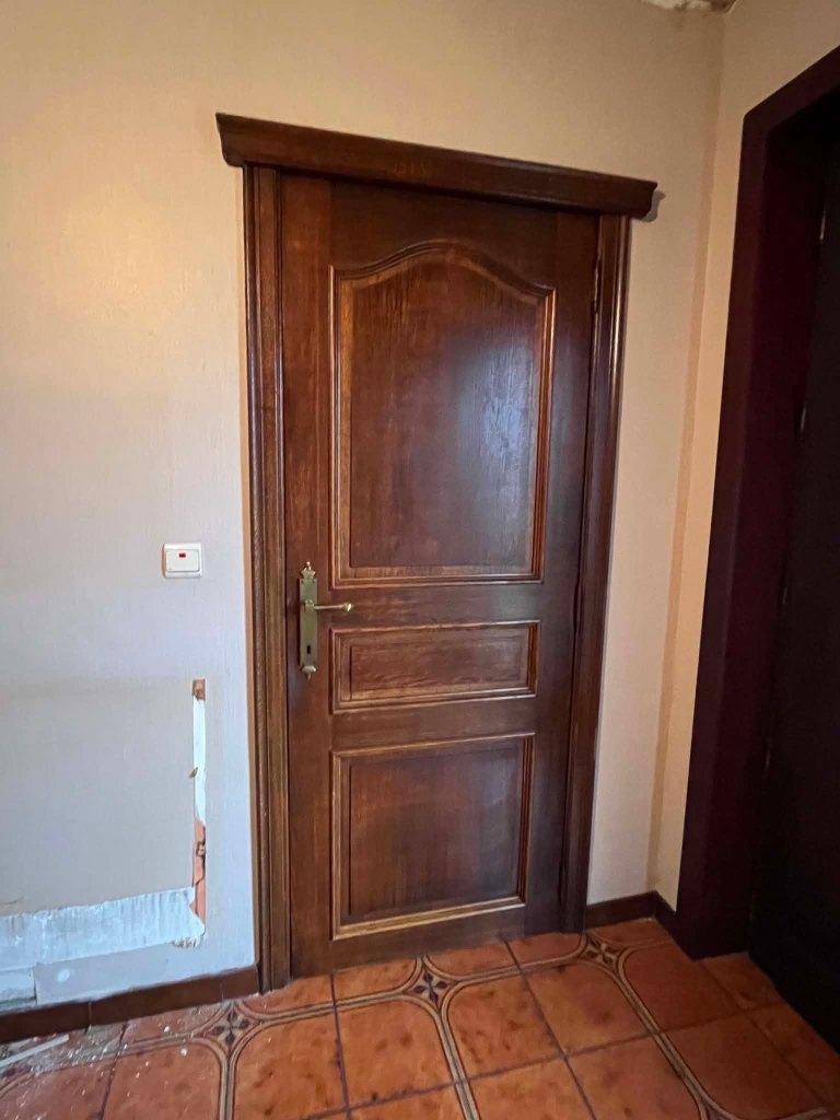 Houten Eiken binnendeuren met omlijsting, Doe-het-zelf en Bouw, Ophalen, Zo goed als nieuw, Hout, Binnendeur