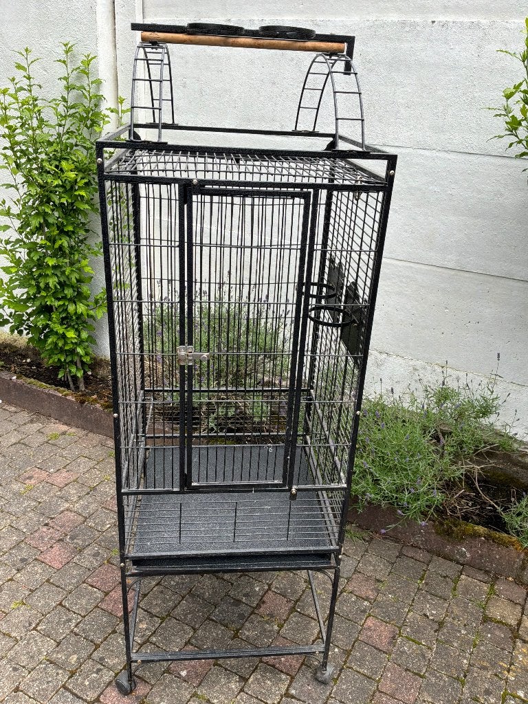 Metalen groot vogelkooi, Ophalen, Zo goed als nieuw, Metaal, Vogelkooi