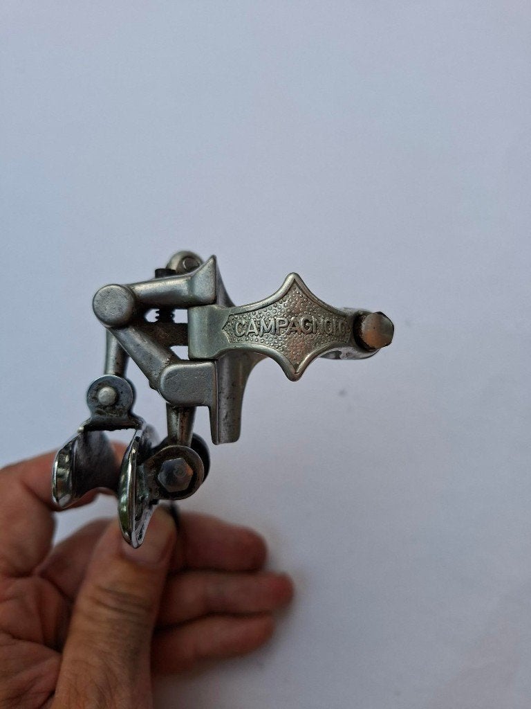 Campagnolo Record classic voorderailleur, Fietsen en Brommers, Gebruikt, Campagnolo, Ophalen of Verzenden, Oldtimerfiets
