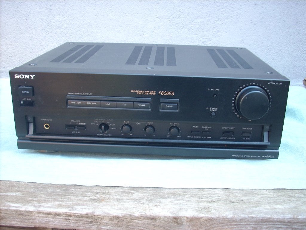 Sony TA-F 606 ES, Enlèvement, Stéréo, Sony