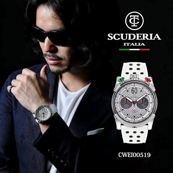 CT Scuderia Italy Carbon herenhorloge NIEUW 50% korting, Overige merken, Staal, Polshorloge, Kunststof