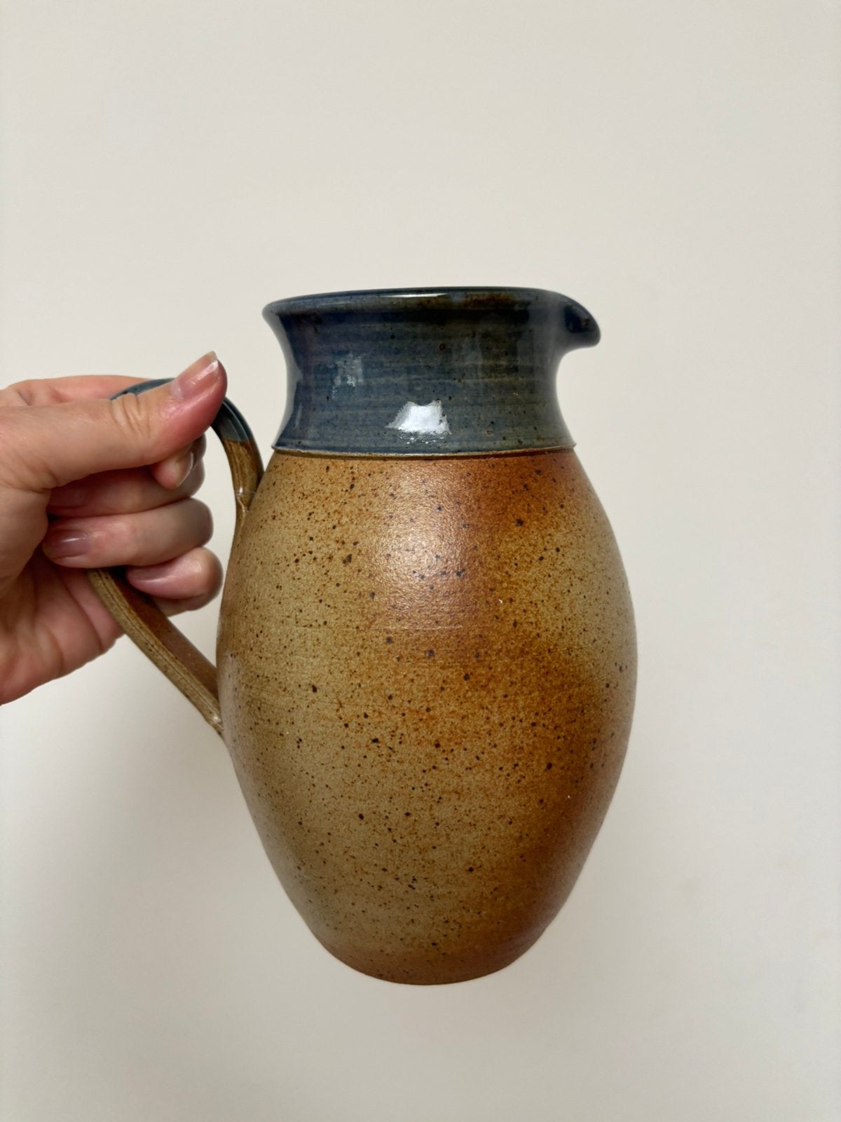 Pichet / Vase vintage en grès – Valérien Taber (Vallauris), Enlèvement ou Envoi