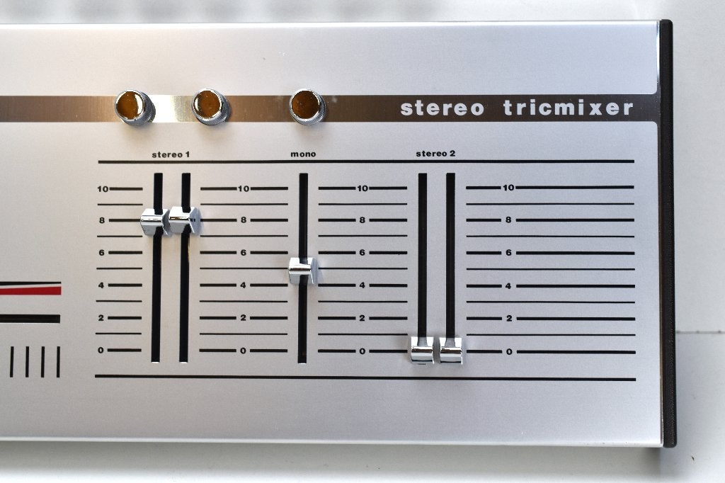 telefunken stereo tricmixer - Zeldzaam Vintage toestel!, Ophalen of Verzenden, Gebruikt