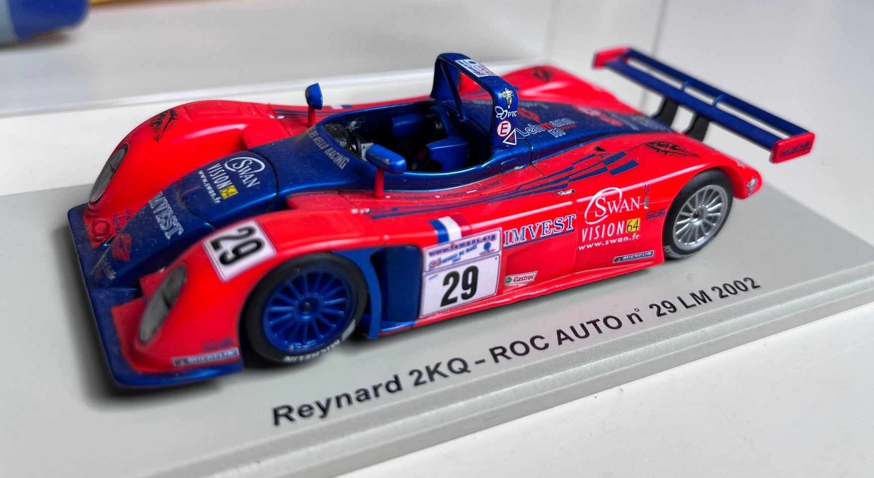 1/43 Reynard 2KQ 24H Mans 2002 SPARK SCYD10, Ophalen, Gebruikt, Auto, Solido