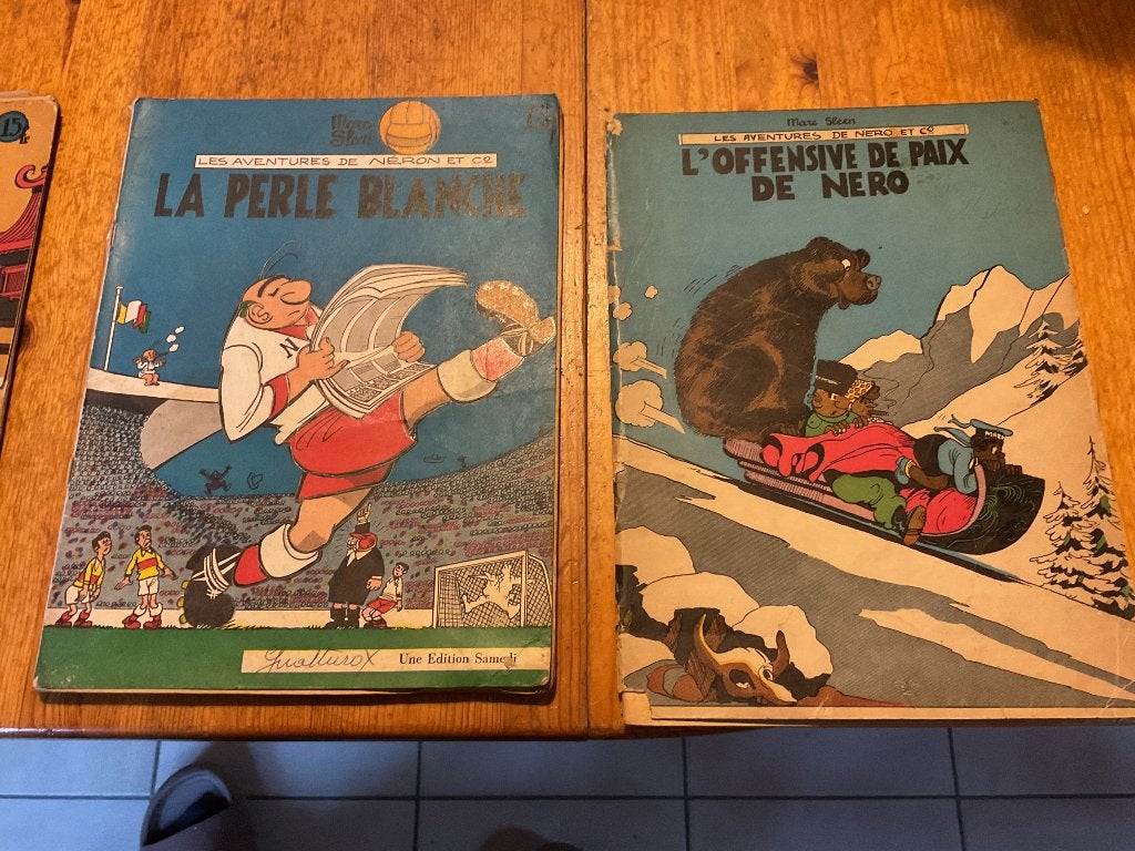 Franstalige Nero strips, Gelezen, Marc Sleen, Ophalen of Verzenden, Meerdere stripboeken