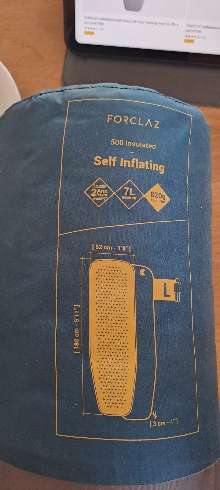 slaapzak 1 persoon én selfinflating matras, Caravans en Kamperen, Kampeeraccessoires, Ophalen of Verzenden, Zo goed als nieuw