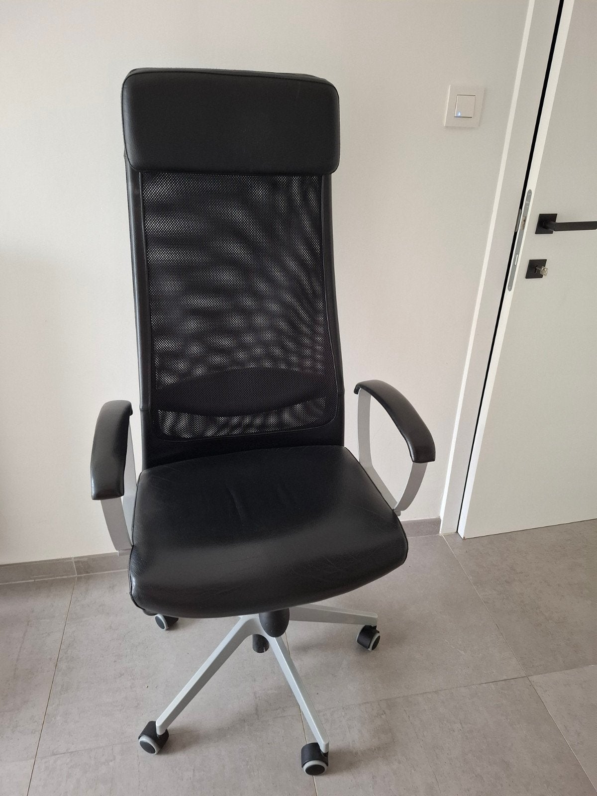 chaise bureau cuir, Maison & Meubles, Chaises de bureau, Enlèvement, Chaise de bureau