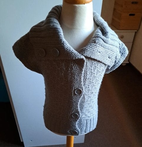 Palomino mouwloos grijs trui'tje 116, Kinderen en Baby's, Kinderkleding | Maat 116, Ophalen of Verzenden, Zo goed als nieuw, Meisje