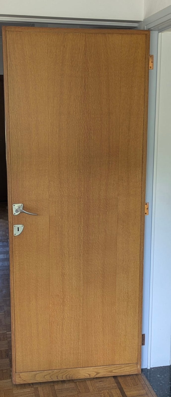 Eiken binnendeuren, Doe-het-zelf en Bouw, Deuren en Vliegenramen, Ophalen, Gebruikt