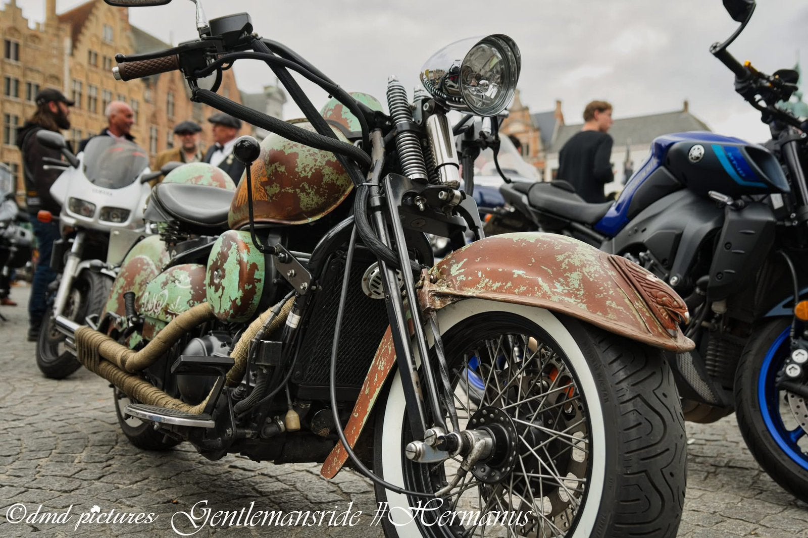 Kawasaki vn800 drifter “Ratlook”, Motoren, 2 cilinders, Sportuitlaat, Gebruikt, Particulier