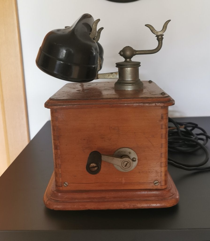 Antieke Franse Marty 1910 telefoon –Propriété de l'État, Enlèvement