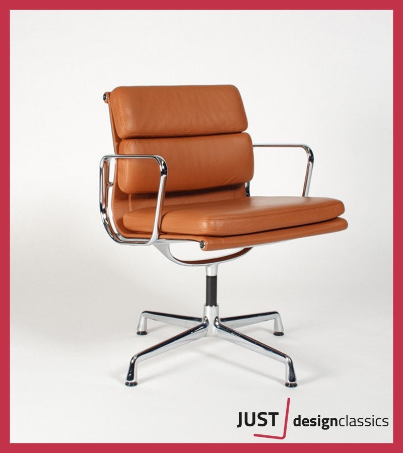 Vitra ea 208 Cognac Leder 2025 Nieuwstaat (voorraad 20), Huis en Inrichting, Ophalen, Nieuw