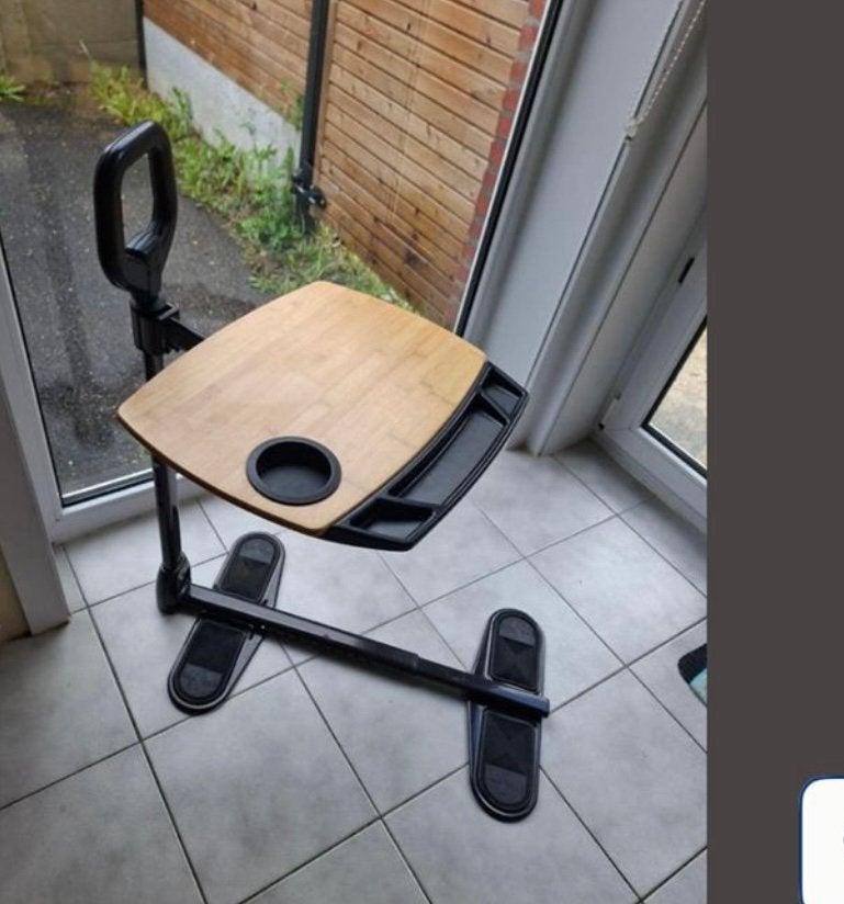 Bijzettafel met sta op steun, Ophalen, Zo goed als nieuw
