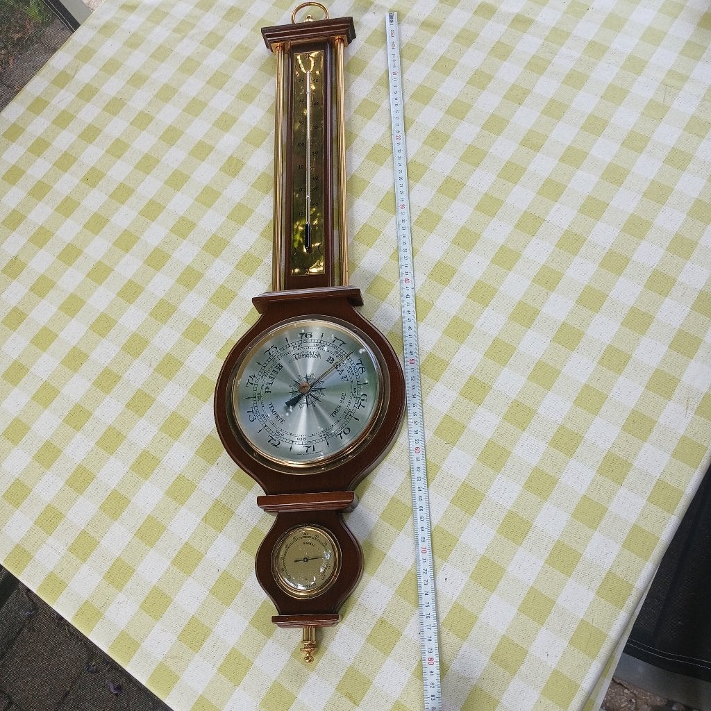 Barometer, combi weerstation, Audio, Tv en Foto, Weerstations en Barometers, Ophalen of Verzenden, Zo goed als nieuw, Weerstation