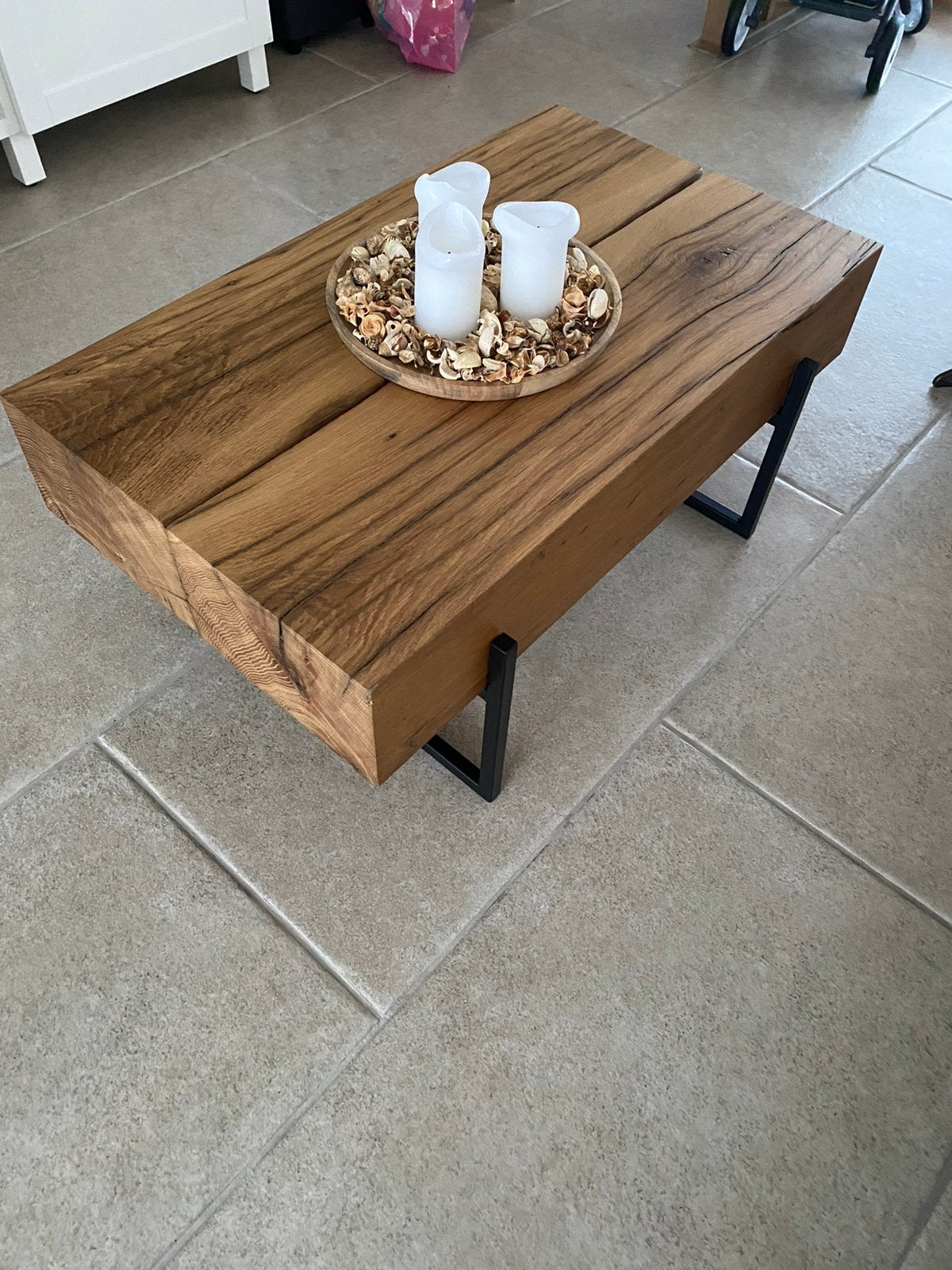 Salontafels van massief hout, Huis en Inrichting, Ophalen, Zo goed als nieuw