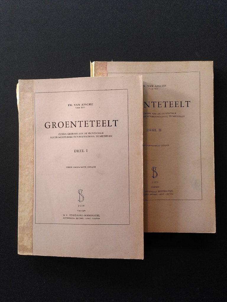 Groenteteelt cursus, Ophalen of Verzenden, Van Assche