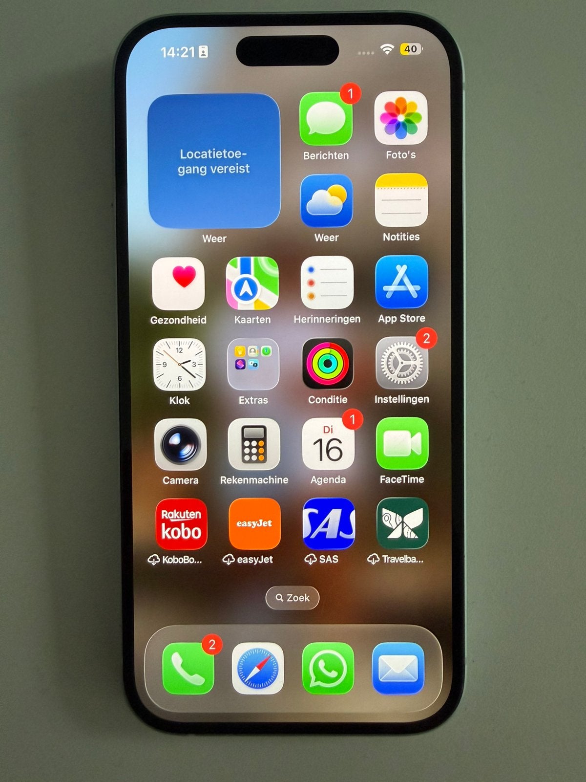 Iphone 15 (128GB), Telecommunicatie, Ophalen, 128 GB, Zo goed als nieuw, Zonder abonnement