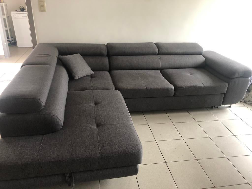 Hoekzetel met bed en opbergruimte, Ophalen