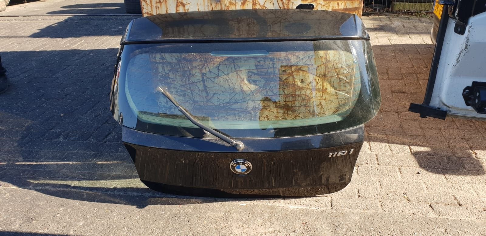 BMW 1 SERIE ACHTERKLEP  BJ 2008, Arrière, -, Haillon arrière, Utilisé