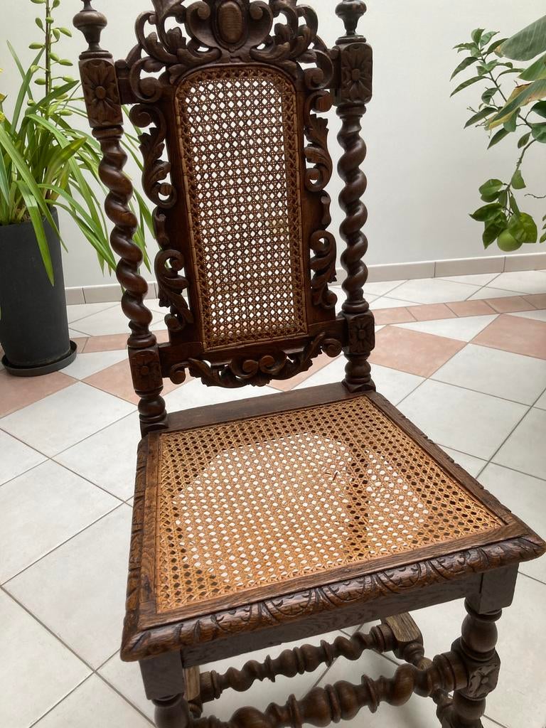 6 antieke stoelen, Ophalen