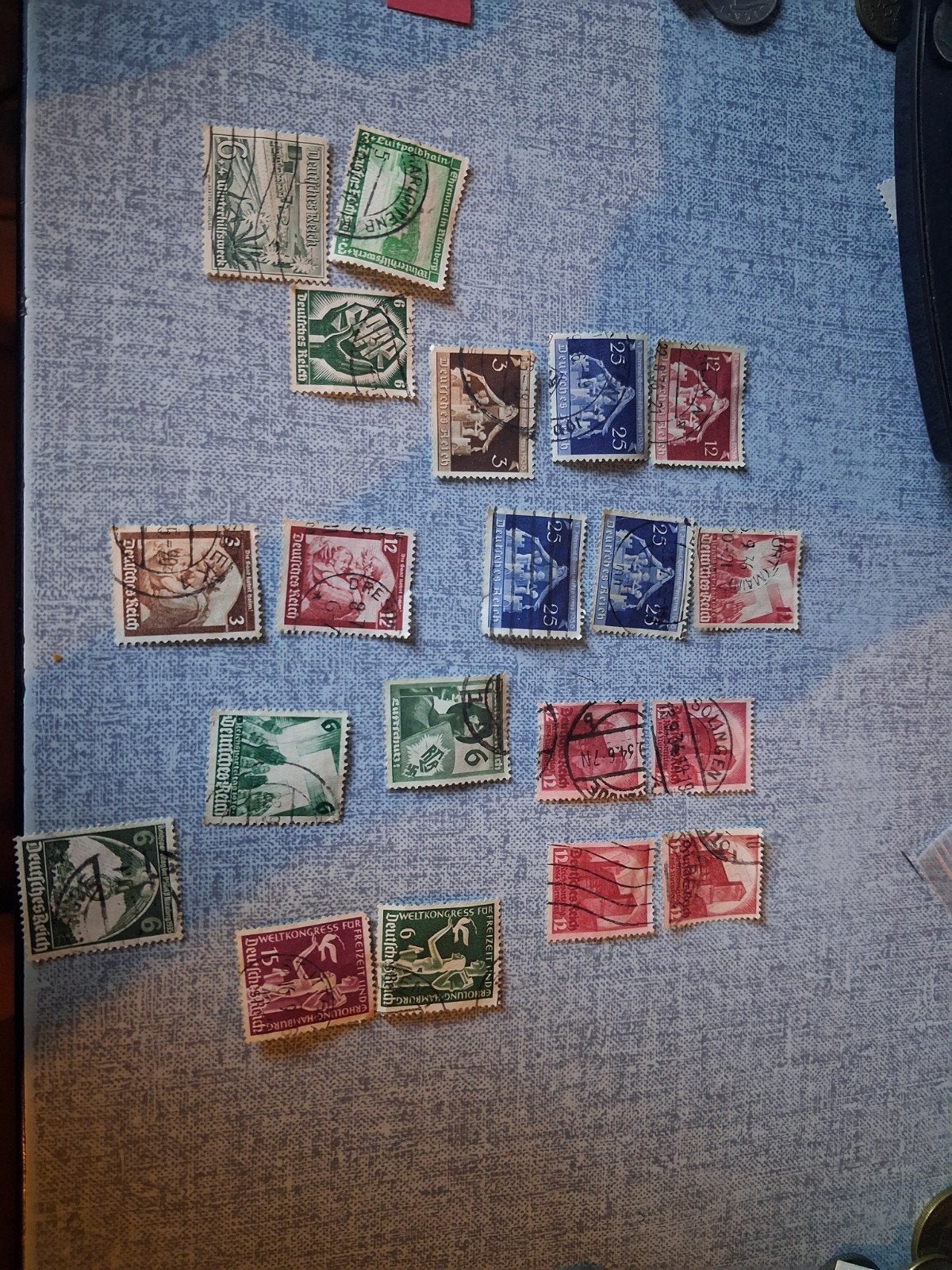 timbres WO2, Enlèvement ou Envoi