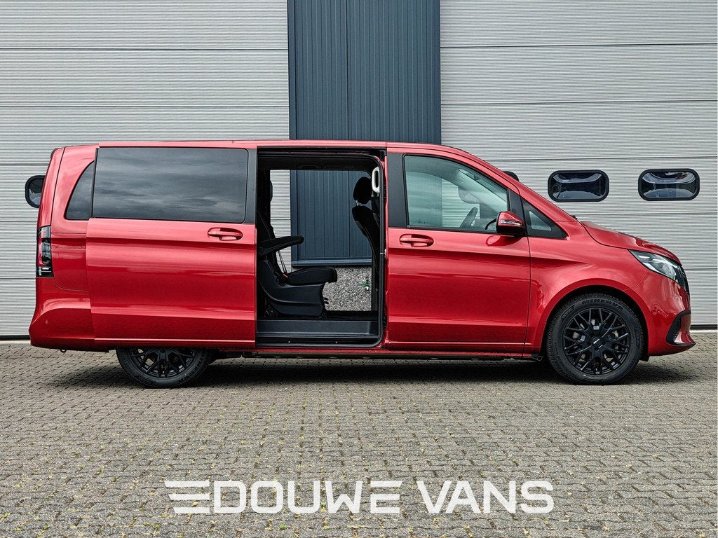 Mercedes-Benz EQV L2 300 Facelift Model 2x schuifdeur Camera, Auto's, Stof, Gebruikt, 100 kWh, 7 zetels