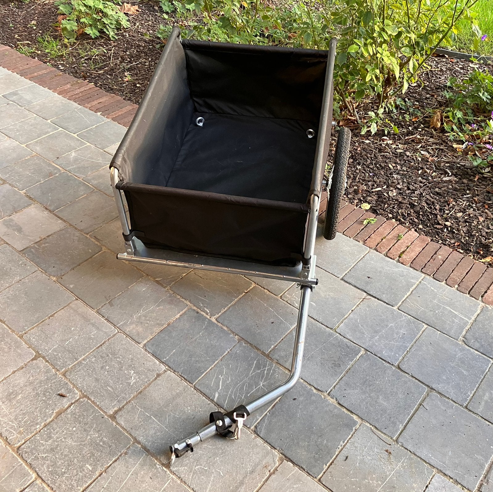 Fietskar zo goed als nieuw met 4 extra bevestigingen., Enlèvement, Comme neuf, Remorque à bagages