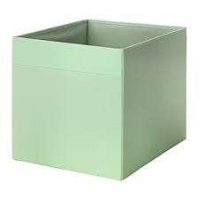 DRÖNA Rangement tissu vert (5 pièces), Enlèvement, Utilisé