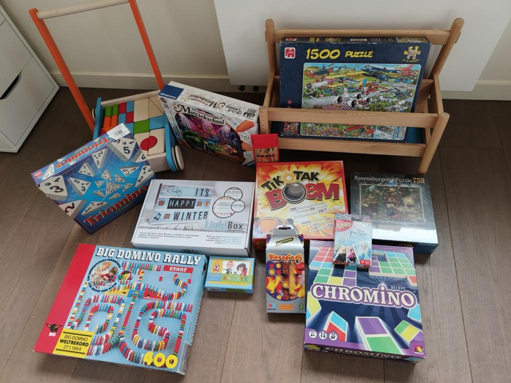 Spelletjes, Ophalen