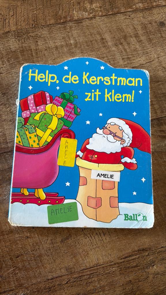 Boek | Help, de Kerstman zit klem!, Boeken, Kinderboeken | Baby's en Peuters, Ophalen of Verzenden, Gelezen