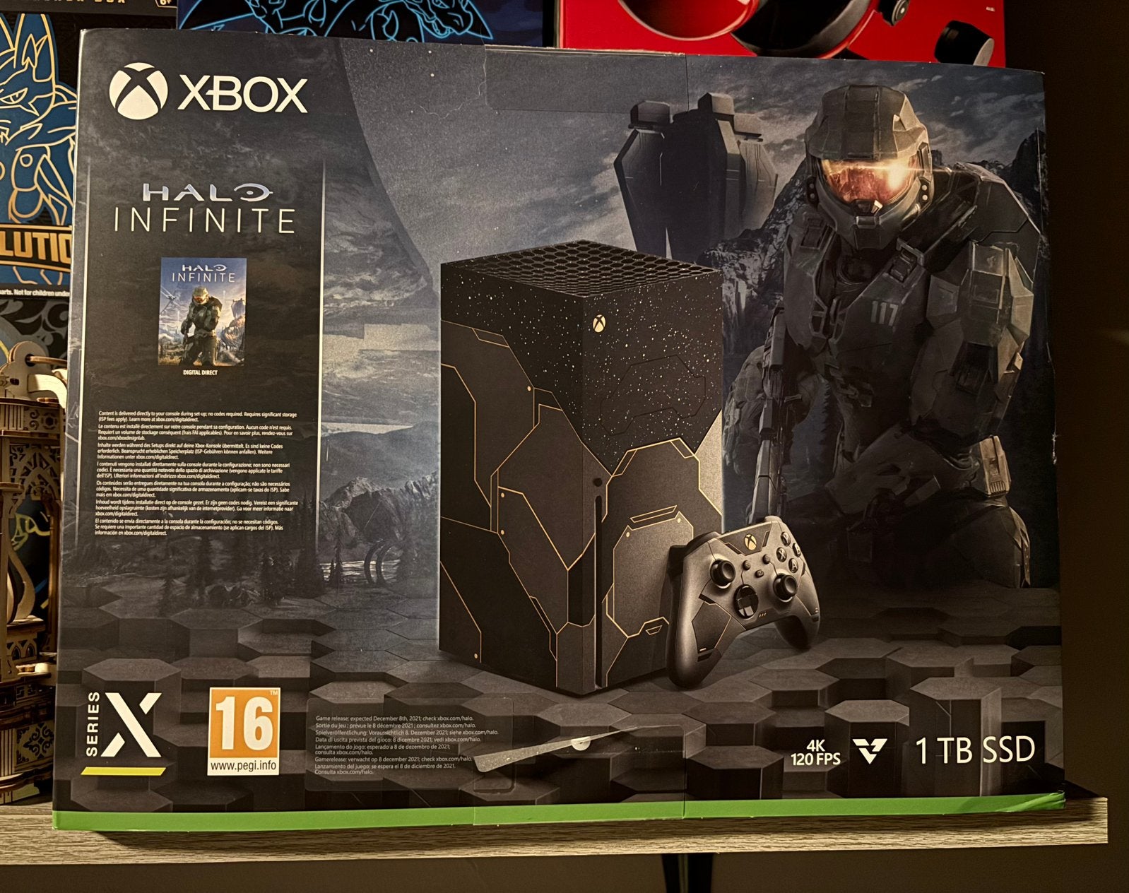 xbox series x halo edition 1tb + Seagate Xbox Storage . 1TB, Ophalen, Zo goed als nieuw, Xbox Series X