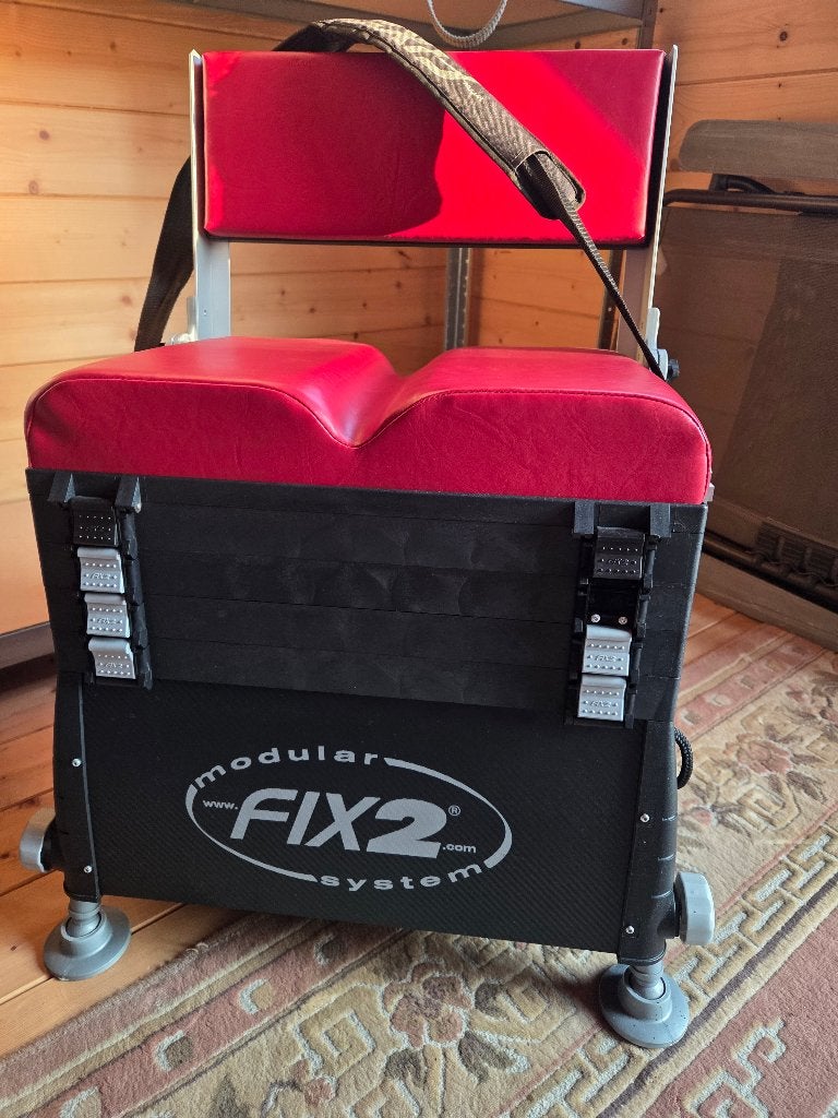 visbak modular fix2, Watersport en Boten, Hengelsport | Algemeen, Ophalen, Zo goed als nieuw, Koffer of Tas