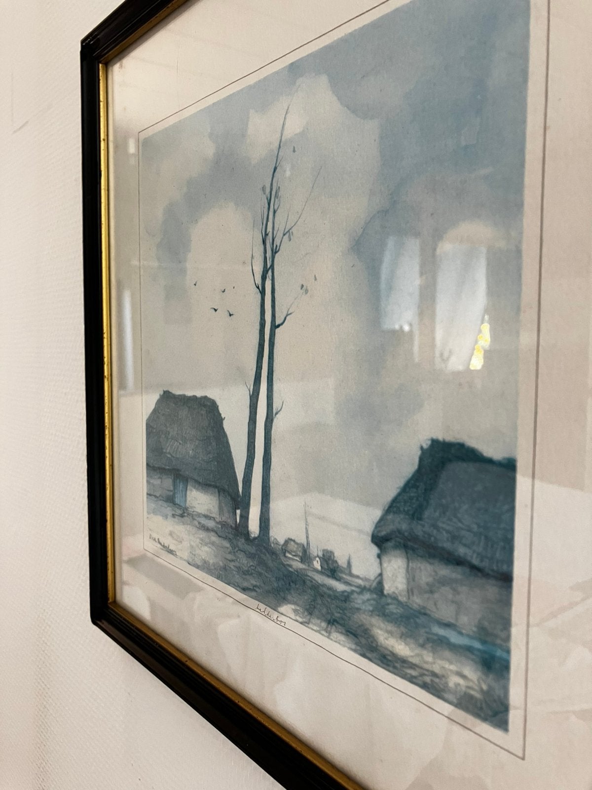Aquarel DIRK BAKSTEEN., Enlèvement ou Envoi