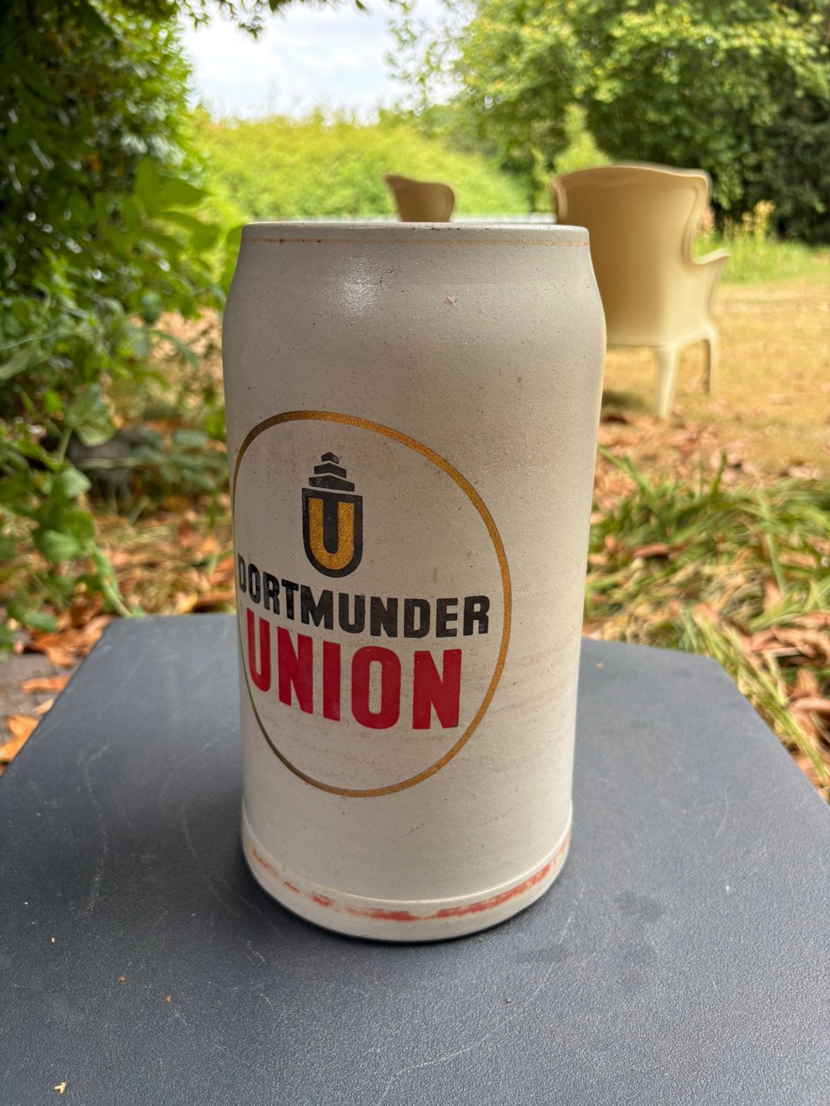Dortmunder Union 3 liter bierpul, Verzamelen, Ophalen of Verzenden, Gebruikt