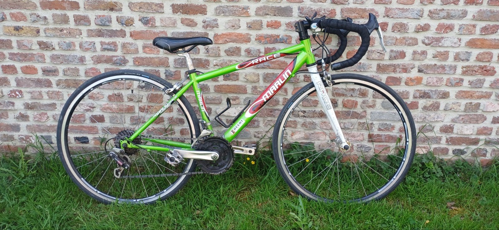 Kinderfiets koersfiets 24" marlin, Vélos & Vélomoteurs, Enlèvement, Vitesses, MARLIN RACE 24 INCH, Frein sur jante