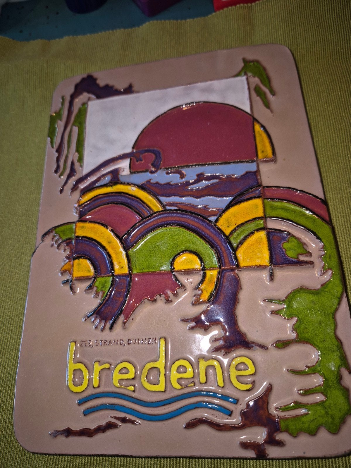 Keramieken wandtegel Vermeire, Antiquités & Art, Enlèvement