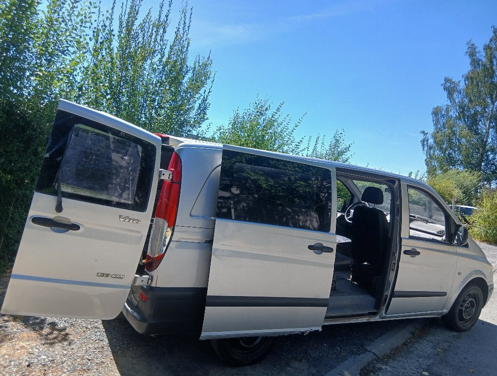MERCEDES/VITO/109 CDI/DUBBELE CABINE/AIRCO/5 PL, Auto's, Bedrijf, 5 deurs, Te koop, 2200 cc